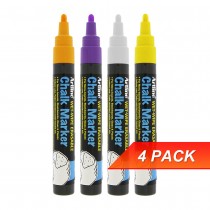 Artline EPW4 Chalk Marker Pen Bullet Nib Set 2