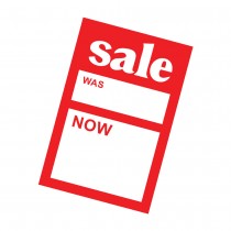 Sale Was/Now Pricing Card 150mm x 100mm (6in x 4in)