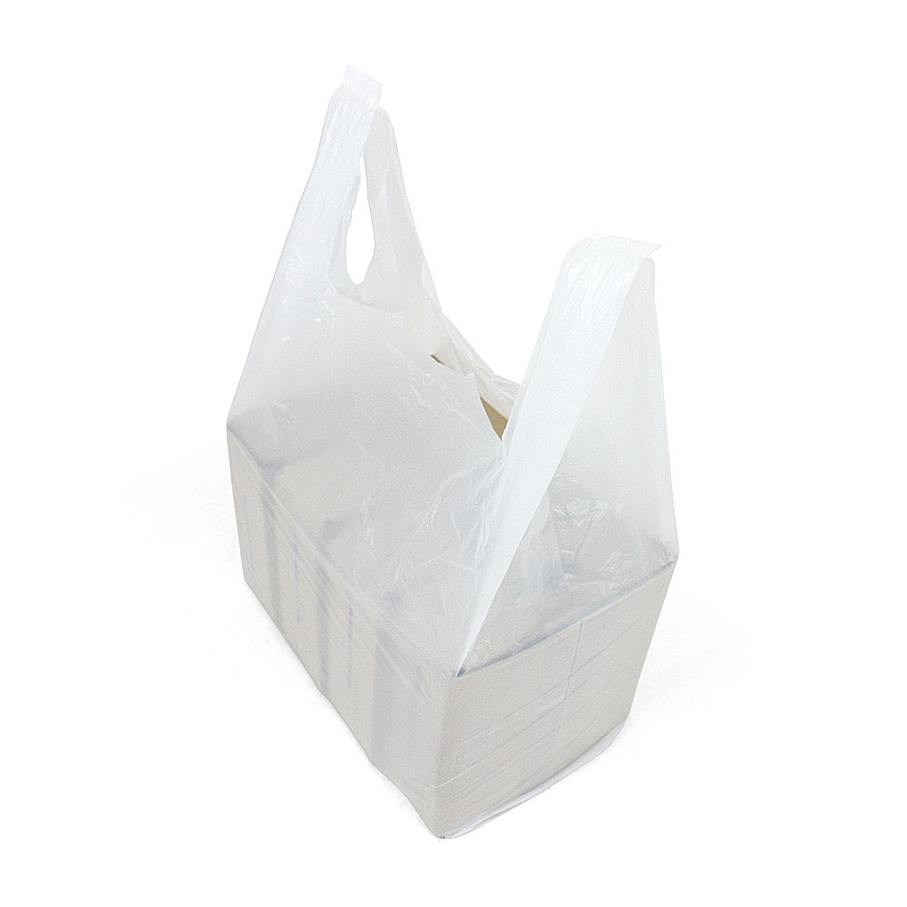 Small White Vest Carrier Bags - - Plastic Carrier Bags